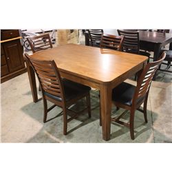 CHERRY DINING ROOM TABLE WITH 4 CHAIRS