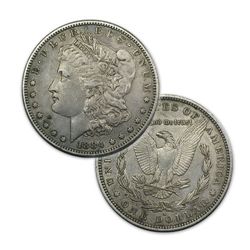 Morgan Silver Dollar Coin - Random date - Average Circulated