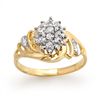 Image 1 : Natural 0.25 ctw Diamond Ring 10K Yellow Gold