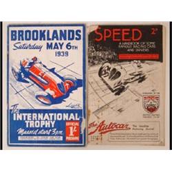 A Brooklands International Trophy Official Pr...