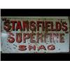 Image 1 : A Stansfield's 'Superfine' Shag Enamel Sign,...