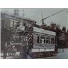 Image 1 : A Black and White Photograph of a tram, Cardi...