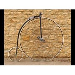 A Late 19th Century Ordinary Bicycle, with a...