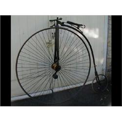 An Ordinary Bicycle, with a 52" front wheel,...
