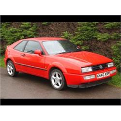 A VW Corrado G60, registration number K446 XR...