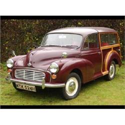 A Morris Minor Traveller, registration number...
