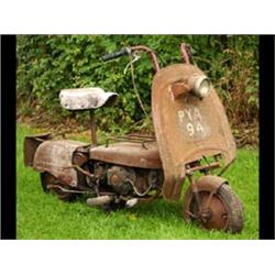 A Corgi Motorbike, registration number PYA 94...