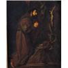 Image 1 : SEGUIDOR DE ANTONIO DEL CASTILLO ( Escuela española, S.XVII )."San Francisco en oración" Oleo/lie...