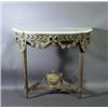 Image 1 : Consola Luis XVI.Trabajo franc‚s, quiz s Burdeos, S.XVIII. Medidas: 85 x 50 x 98 cms.Madera talla...