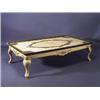 Image 1 : Mesa baja de salón en madera lacada, S.XX. Medidas: 42 x 81 x 142 cms....