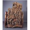 Image 1 : Recipiente para agua en piedra de jabón tallado, S. XIX - XX. Medidas: 18 cms....