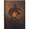 Image 1 : SEGUN REMBRANDT."Figura de oficial" Oleo/lienzo. 72 x 54 cms.Copia de retrato pintado por Rembran...