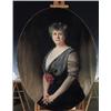 Image 1 : ENRIQUE DORDA RODRIGUEZ ( León, 1869 - N.York, 1944)."Retrato de Dama" Pastel/papel pegado a lien...