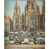 Image 1 : CARLOS IZQUIERDO CID ( Madrid, 1891-?)."Catedral de Barcelona" Oleo/tabla. 35 x 29,5 cms.Firmado....