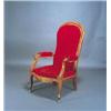 Image 1 : Butaca reclinable francesa, h.1850. Medidas: 118 x 57 x 60 cms.Con sistema mec nico en los brazos...