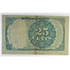 Image 2 : 1874 TWENTY FIVE CENT FRACTIONAL NOTE