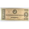 Image 1 : 1864 $2 CONFEDERATE STATES OF AMERICA NOTE
