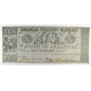 Image 1 : 1863 $10 ARKANSAS TREASURY WARRANT