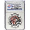 Image 1 : 2012 1/2 OZT .999 FS AUSTRALIA DRAGON COLORIZED NGC PF-69 UC