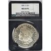 Image 1 : 1881-S MORGAN DOLLAR NGC MS64 PL BLACK HOLDER
