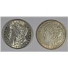 Image 1 : ( 2 )   NICE CIRCULATED MORGAN SILVER DOLLARS: 1885-P AND 1921-P