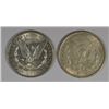 Image 2 : ( 2 )   NICE CIRCULATED MORGAN SILVER DOLLARS: 1885-P AND 1921-P