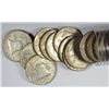 Image 2 : ( 20 ) COINS ONE ROLL OF CIRCULATED MIXED DATE WALKING LIBERTY HALF DOLLARS