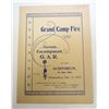 Image 1 : 1896 13TH ENCAMPMENT OF THE G.A.R. GRAND CAMPFIRE PROGRAM BOOKLET