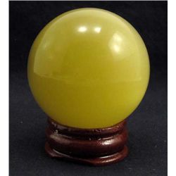 447 CT. CATS EYE CRYSTAL SPHERE BALL