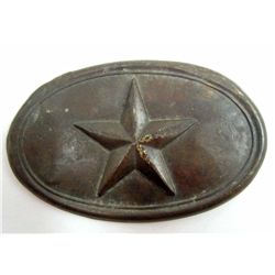 CONFEDERATE CIVIL WAR STATE OF TEXAS ENLISTED MANS BELT BUCKLE