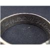 Image 4 : STERLING SILVER GERMAN NAZI SS WEDDING RING - SZ. 10