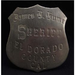 EL DORADO COUNT SHERIFF BADGE