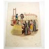 Image 1 : VERY RARE 1820 PRINT OF AN EXECUTION IN ROME FOR MURDER