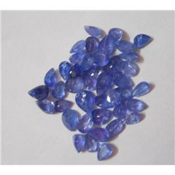 Natural African Tanzanite Loose 38.15 Ctw Pear Shape Cut stones