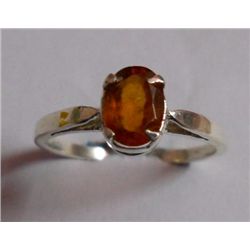 2.070g Ring of Citrine Sterling Silver