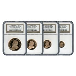 Certified South Africa Krugerrand Quarter Ounce 2000 PC