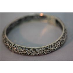 110 CTW ANTIQUE LOOKING BRACELET .925 STERLING SILVER