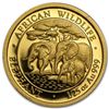 Image 1 : 2013 1/25 oz Gold Somalian African Elephant