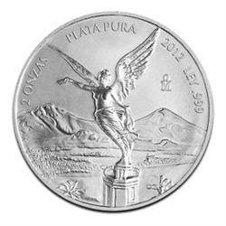 Mexican Silver Libertad 2 Ounce 2012