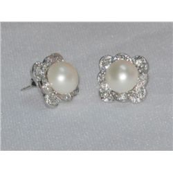 OCTAGON CZ WHITE PEARL SILVER