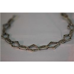 80.00 CTW ANTIQUE LOOKING BRACELET .925 STERLING SILVER