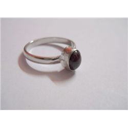 15.75 CTW RUBY RING .925 STERLING SILVER