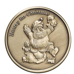 Christmas 2009 Bronze Round X-3 Hooray For Christmas (w