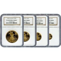 Certified Proof American Gold Eagle $25 W PF70 NGC (DAT