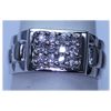 Image 1 : 49.75 CTW MICRO PAVE CZ EARRING, RING,PENDANT SET .925