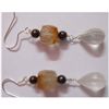 Image 1 : Natural 35.55 ctw Semi Precious Earring .925 Sterling