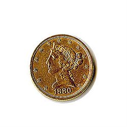 Early Gold Bullion $5 Liberty Jewelry Grade
