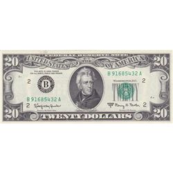 1963A $20 Federal Reserve Note, UNC