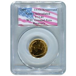 Certified South Africa Krugerrand One Ounce PCGS WTC Gr