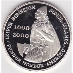 Iceland 1000 kronur 2000, Leif Ericsson